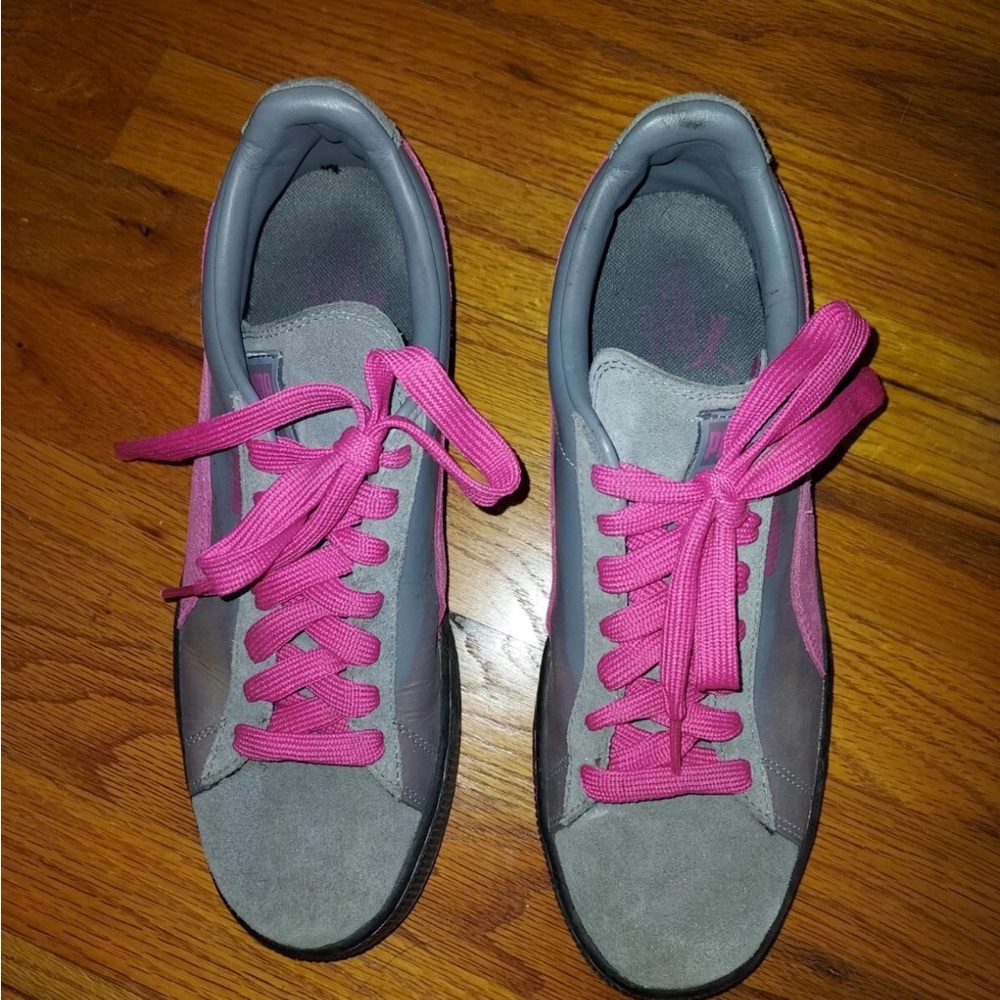 Puma Women's Sneakers in Gray and Pink